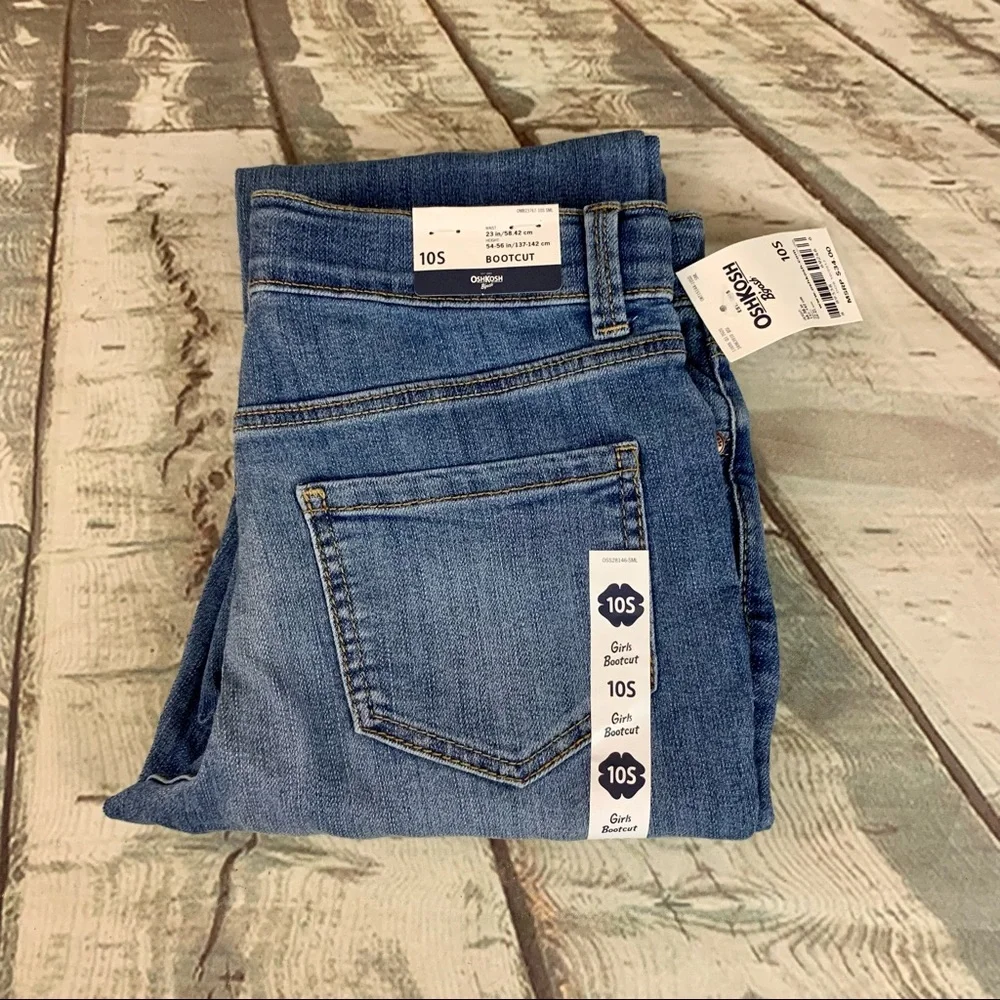 OshKosh Bgosh Blue Denim Bootcut Jeans Size 10S